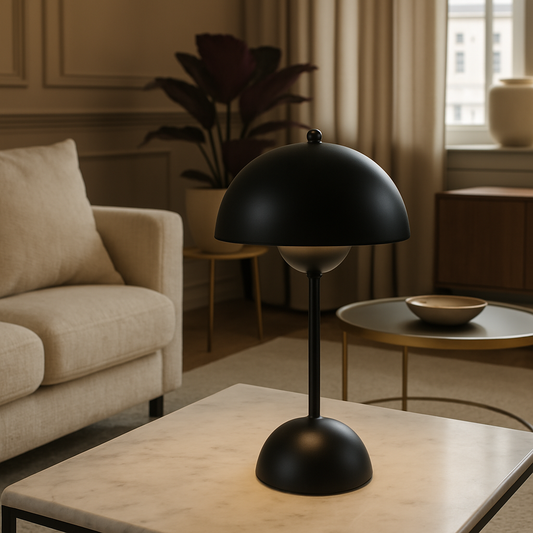 Retro Designer Tischlampe – LED Innenbeleuchtung für Wohnzimmer, Schlafzimmer & Büro | Skandinavische Deko Lampe
