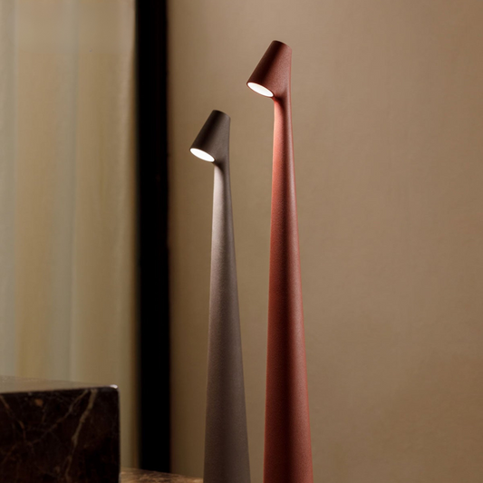 Moderne LED Tischlampe – Minimalistische Design Lampe für Wohnzimmer & Schlafzimmer – Stilvolle Innenbeleuchtung in 4 Farben