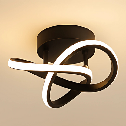 LED Deckenleuchte modern – Designer Deckenlampe für Wohnzimmer/Schlafzimmer, energiesparende Innenbeleuchtung, 3 Farben verfügbar