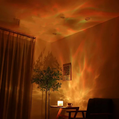 LED Glas Tischlampe – Designer Deko Lampe mit warmem Ambientelicht für Wohnzimmer & Schlafzimmer