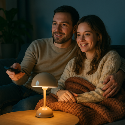 Retro Designer Tischlampe – LED Innenbeleuchtung für Wohnzimmer, Schlafzimmer & Büro | Skandinavische Deko Lampe