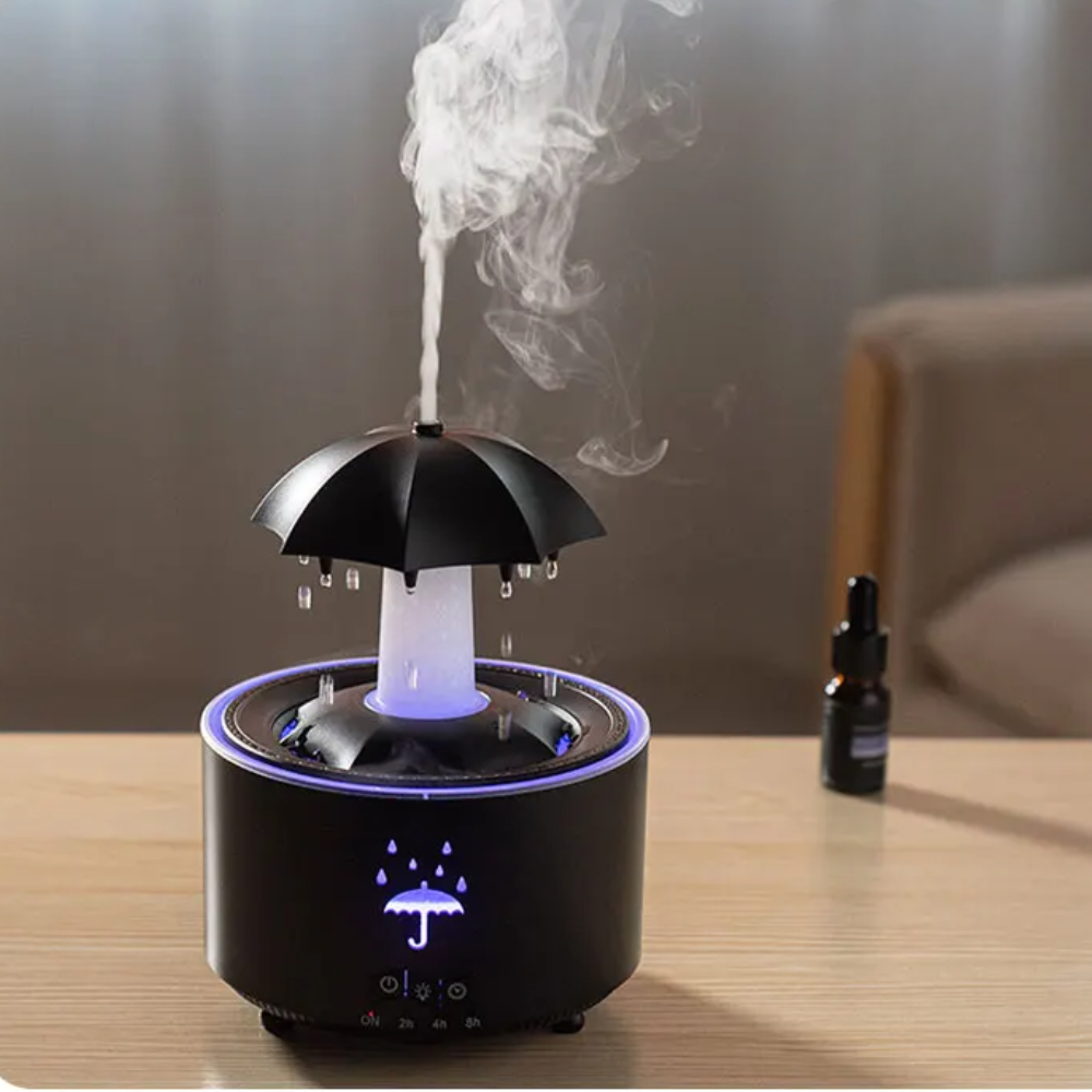 Stil-Ultraschall Aroma Diffuser & Luftbefeuchter mit LED-Farbwechsel, Duftlampe & Raumvernebelung für Zuhause