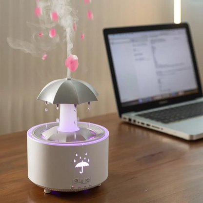 Stil-Ultraschall Aroma Diffuser & Luftbefeuchter mit LED-Farbwechsel, Duftlampe & Raumvernebelung für Zuhause