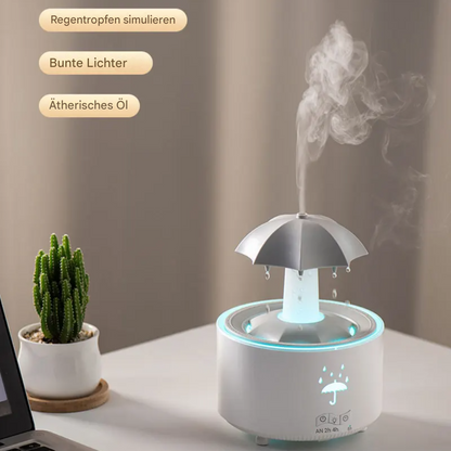 Stil-Ultraschall Aroma Diffuser & Luftbefeuchter mit LED-Farbwechsel, Duftlampe & Raumvernebelung für Zuhause