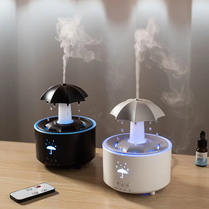 Stil-Ultraschall Aroma Diffuser & Luftbefeuchter mit LED-Farbwechsel, Duftlampe & Raumvernebelung für Zuhause