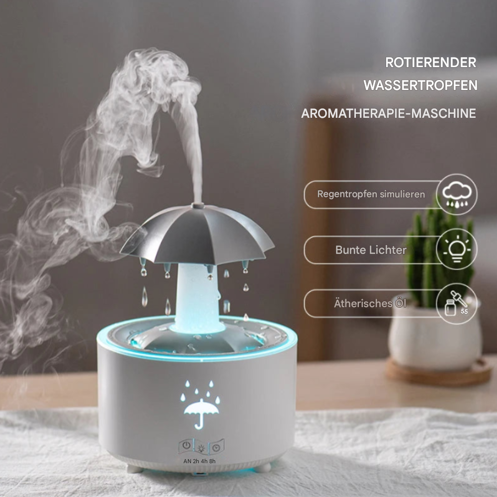 Stil-Ultraschall Aroma Diffuser & Luftbefeuchter mit LED-Farbwechsel, Duftlampe & Raumvernebelung für Zuhause