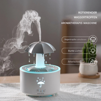Stil-Ultraschall Aroma Diffuser & Luftbefeuchter mit LED-Farbwechsel, Duftlampe & Raumvernebelung für Zuhause