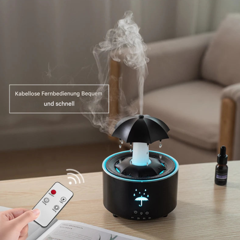 Stil-Ultraschall Aroma Diffuser & Luftbefeuchter mit LED-Farbwechsel, Duftlampe & Raumvernebelung für Zuhause