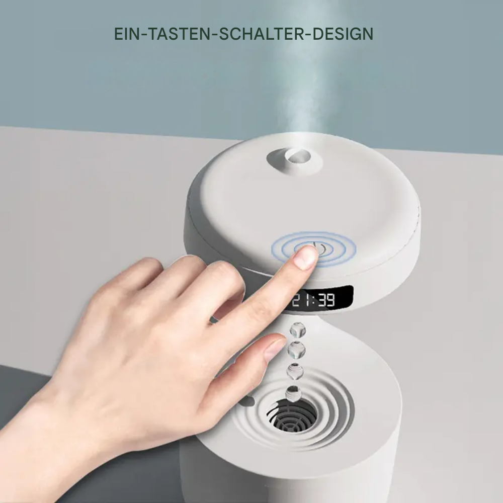 Anti-Schwerkraft Luftbefeuchter mit LED & Wasserdrop-Effekt