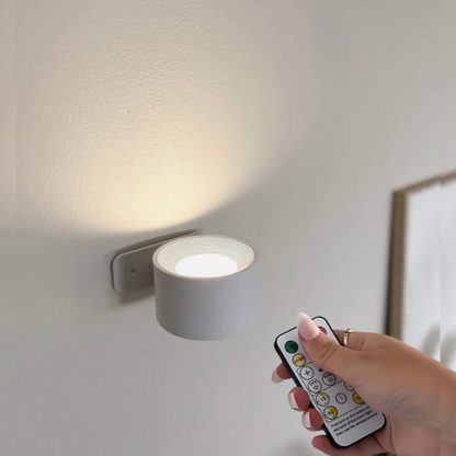 Kabellose LED Wandleuchte – Wiederaufladbar, Dimmbar, 360° Drehbar, Magnetische Wandlampe für Innenräume