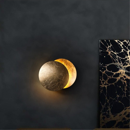 LED Wandleuchte Gold – Moderne schwenkbare Designlampe 30° verstellbar für Wohnzimmer & Schlafzimmer