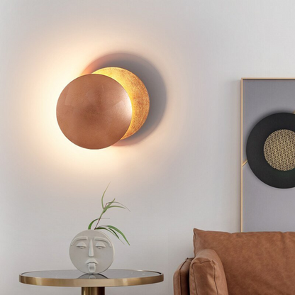 LED Wandleuchte Gold – Moderne schwenkbare Designlampe 30° verstellbar für Wohnzimmer & Schlafzimmer