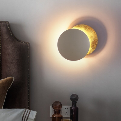 LED Wandleuchte Gold – Moderne schwenkbare Designlampe 30° verstellbar für Wohnzimmer & Schlafzimmer