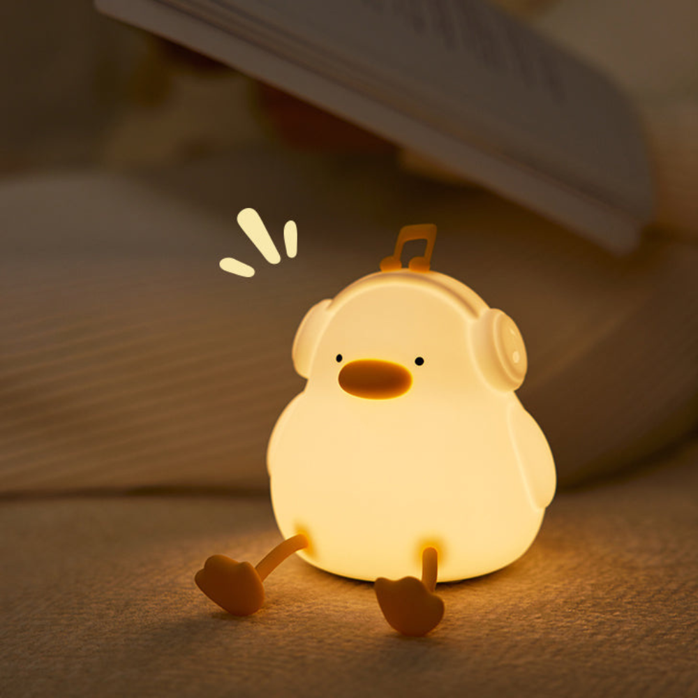 LED-Nachtlicht – Niedliches Silikon-Nachtlicht für Kinder, USB-aufladbar, warmes Nachtlicht für Baby- und Kinderzimmer