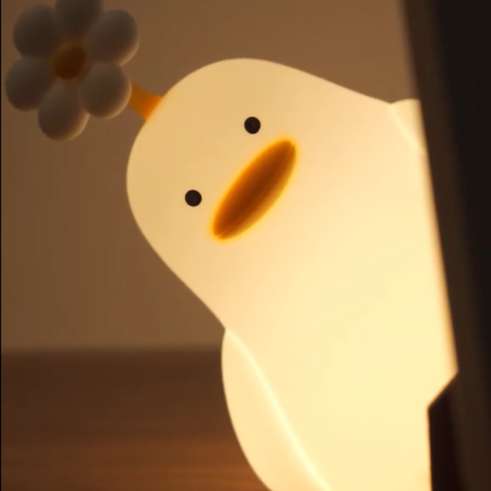 LED-Nachtlicht – Niedliches Silikon-Nachtlicht für Kinder, USB-aufladbar, warmes Nachtlicht für Baby- und Kinderzimmer