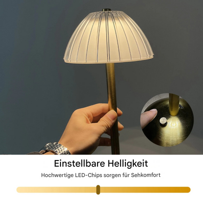 Elegante LED Tischlampe – Warmweiß | Design Nachttischlampe für Wohnzimmer & Schlafzimmer