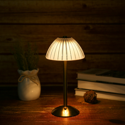 Elegante LED Tischlampe – Warmweiß | Design Nachttischlampe für Wohnzimmer & Schlafzimmer