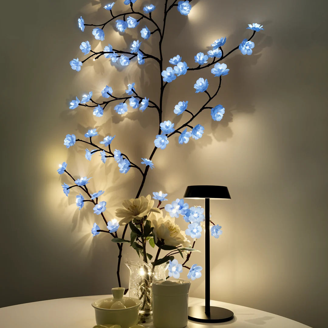 LED Kirschblüten Lichterkette für Wanddeko – Warmweiß – Romantische LED Beleuchtung für Schlafzimmer & Wohnzimmer