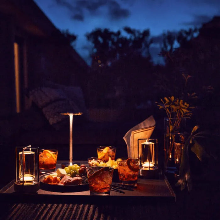 Kabellose LED Tischlampe mit Akku – Tragbare Designlampe mit Touch-Dimmer und USB-C fürs Wohnzimmer & Schlafzimmer