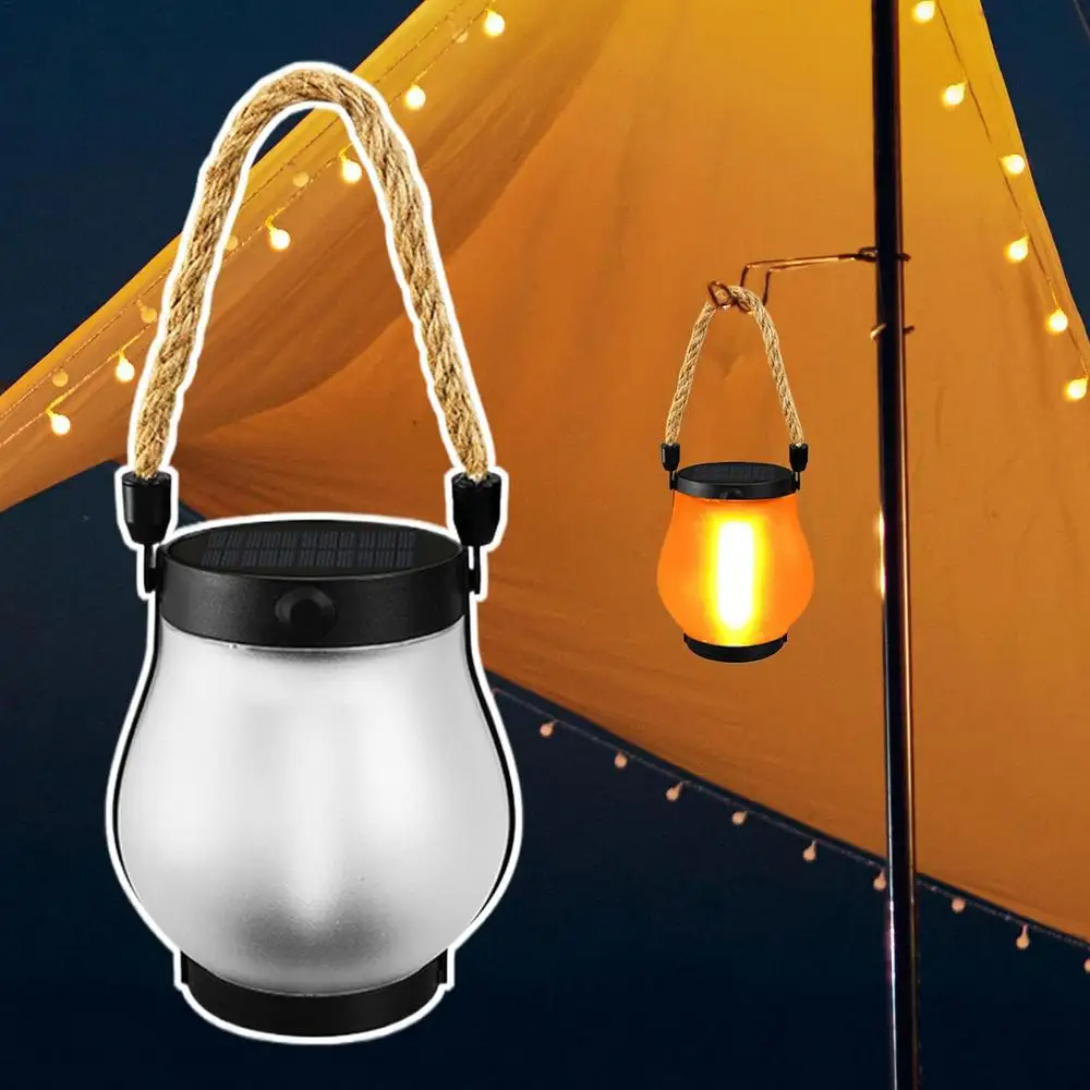 Solar LED Gartenlaterne mit Flammeneffekt – Outdoor Laterne für Terrasse & Balkon – 2 Beleuchtungsmodi (Flicker & Dauerlicht) – Wetterfest & Wiederaufladbar – Deko Lampe für Außenbereich
