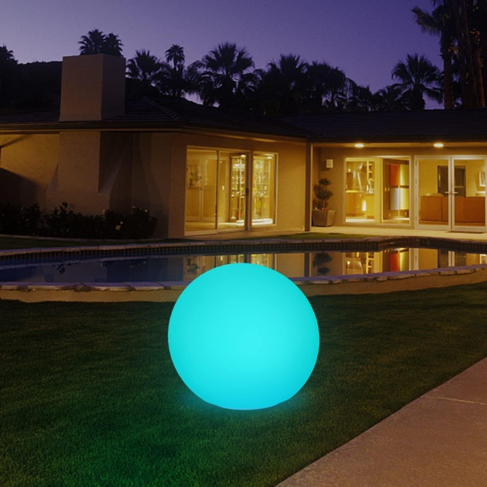 LED Solar Gartenkugeln RGB – Wasserdichte Außen Kugelleuchte für Garten, Terrasse & Balkon – Deko Lichtkugel mit Farbwechsel