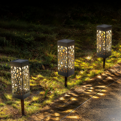 Solar Gartenleuchte LED – Outdoor Wegbeleuchtung wasserdicht – Solar Außenleuchte für Garten, Terrasse & Wege