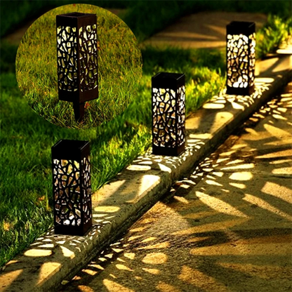 Solar Gartenleuchte LED – Outdoor Wegbeleuchtung wasserdicht – Solar Außenleuchte für Garten, Terrasse & Wege