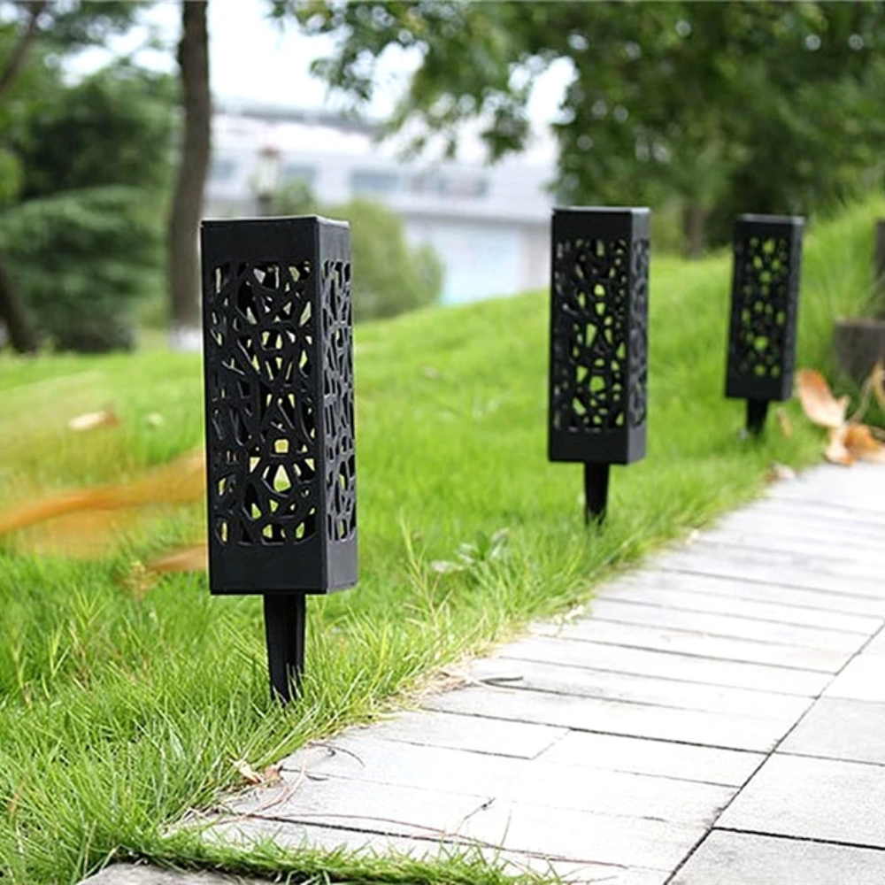 Solar Gartenleuchte LED – Outdoor Wegbeleuchtung wasserdicht – Solar Außenleuchte für Garten, Terrasse & Wege