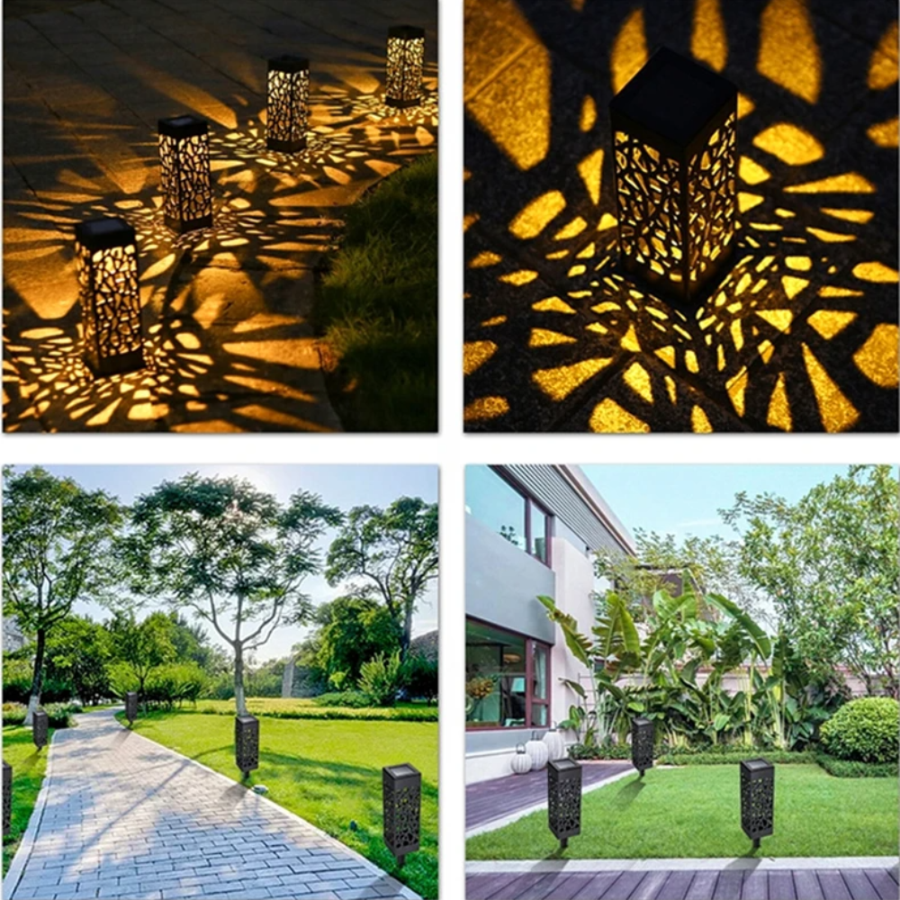 Solar Gartenleuchte LED – Outdoor Wegbeleuchtung wasserdicht – Solar Außenleuchte für Garten, Terrasse & Wege