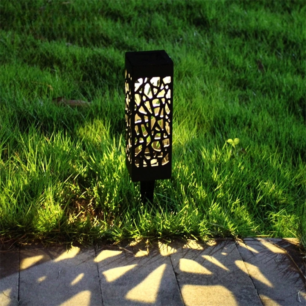 Solar Gartenleuchte LED – Outdoor Wegbeleuchtung wasserdicht – Solar Außenleuchte für Garten, Terrasse & Wege