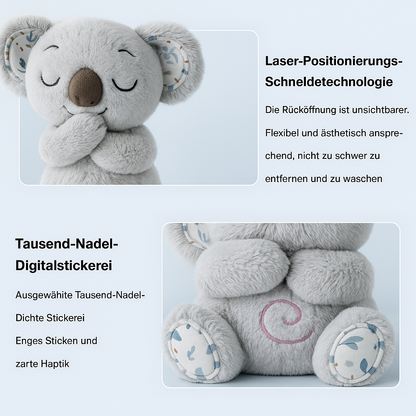 Koala Einschlafhilfe für Babys – Kuscheltier mit Licht & Weißem Rauschen | Beruhigende Spieluhr & Schlaftrainer