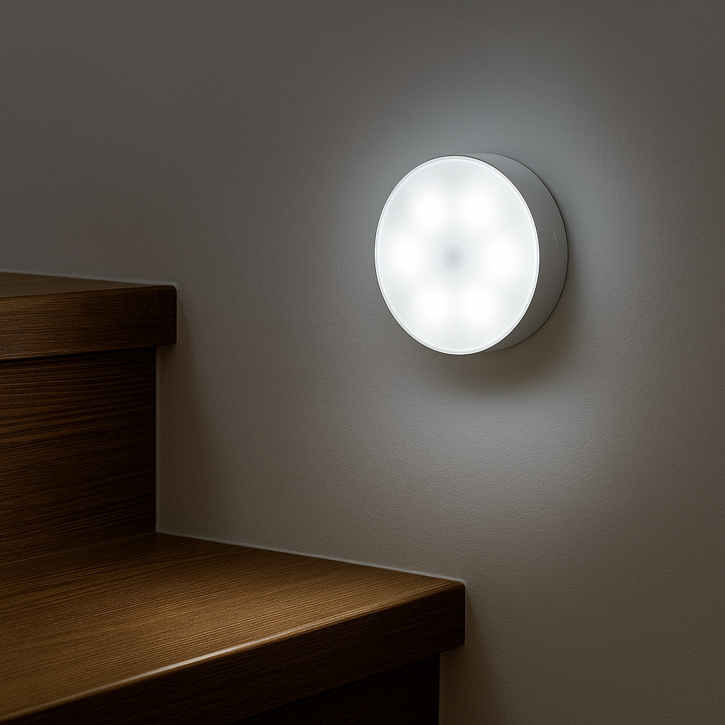 Kabellose LED Deckenleuchte mit Fernbedienung – dimmbar, wiederaufladbar & magnetisch – Innenbeleuchtung/Nachtlicht