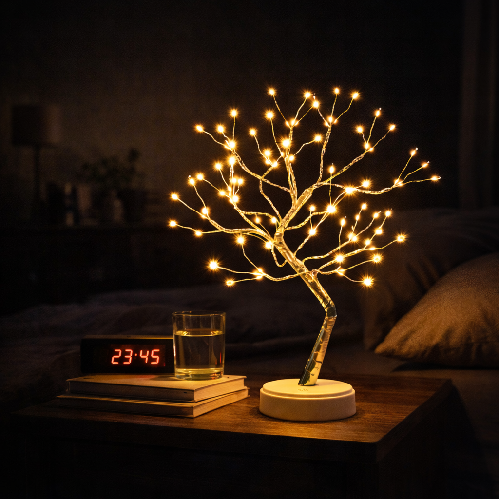 LumaTree | LED Baum Lampe – Warmweißer Lichterbaum Deko | Bonsai LED Licht für Wohnzimmer & Schlafzimmer