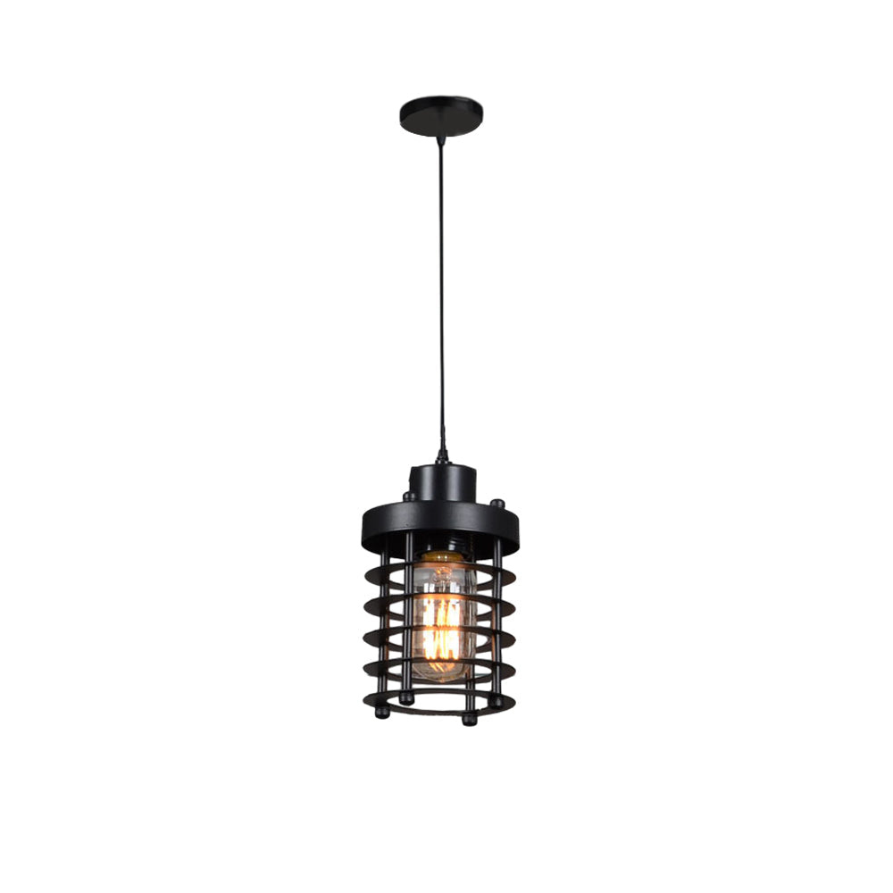 Industrie Pendelleuchte Vintage Schwarz – Retro Metall Hängelampe E27 für Küche, Wohnzimmer & Esszimmer