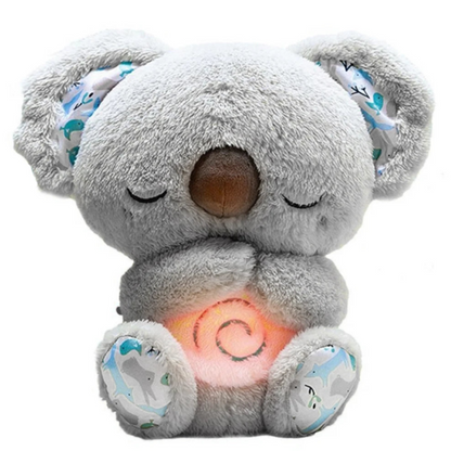 Koala Einschlafhilfe für Babys – Kuscheltier mit Licht & Weißem Rauschen | Beruhigende Spieluhr & Schlaftrainer