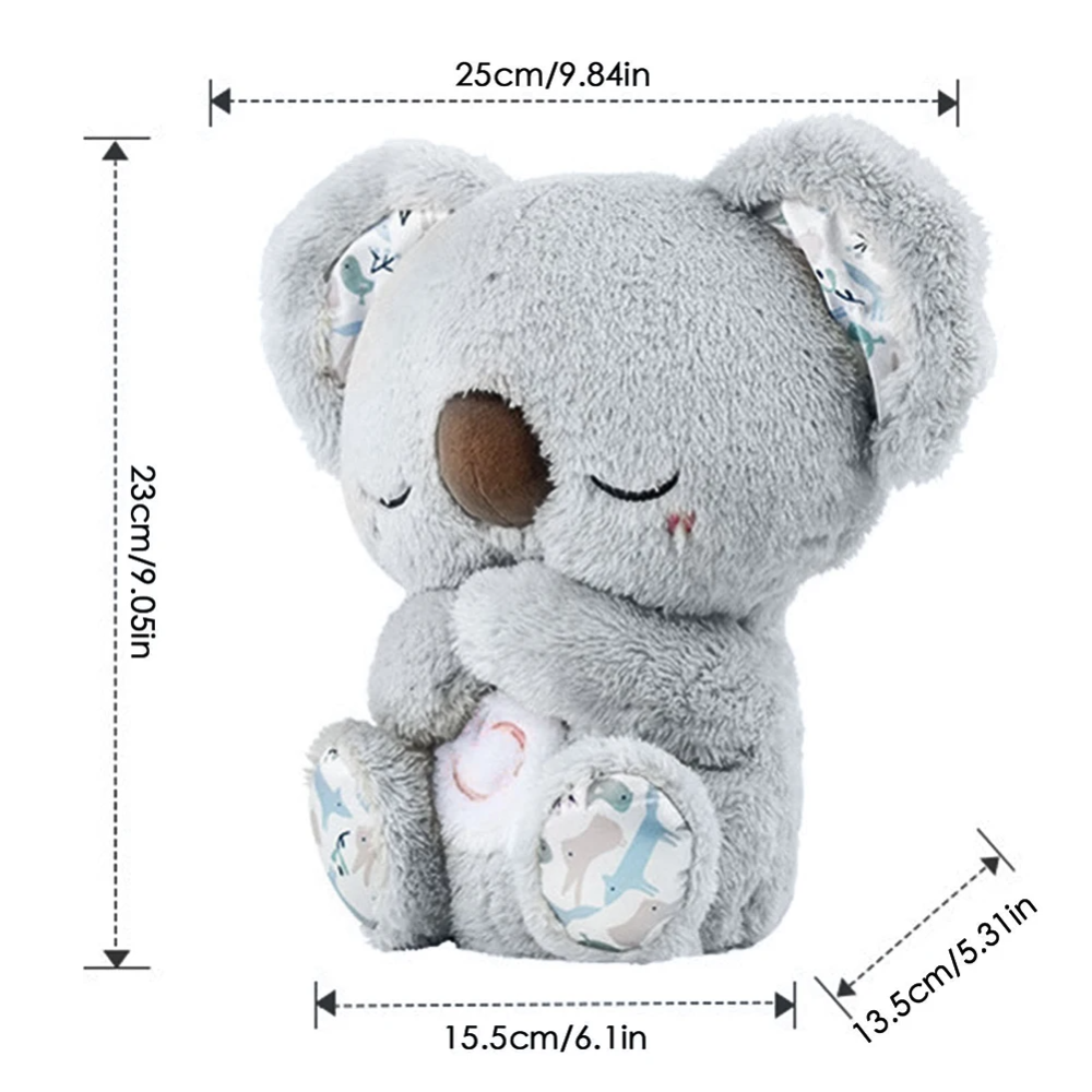 Koala Einschlafhilfe für Babys – Kuscheltier mit Licht & Weißem Rauschen | Beruhigende Spieluhr & Schlaftrainer