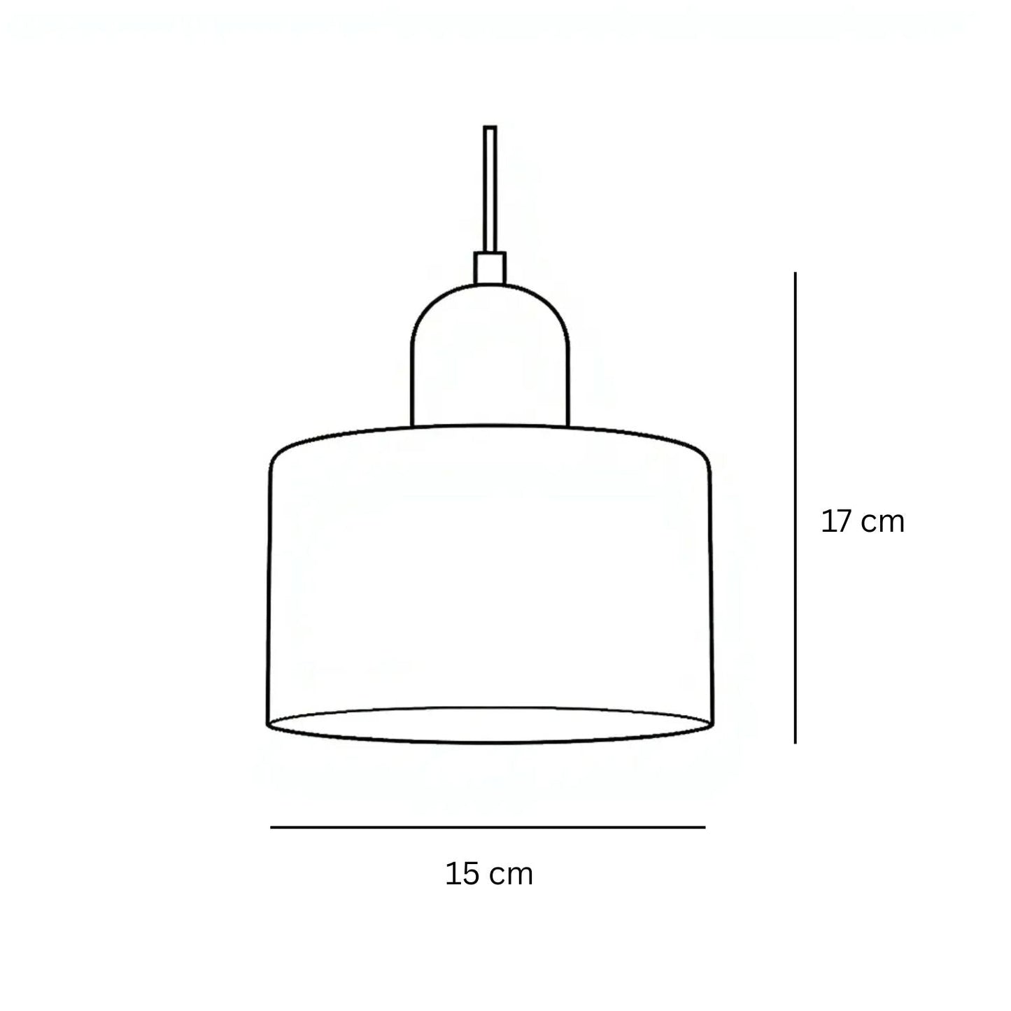 Retro Pendelleuchte Lismeno – Stilvolle Retro-Design Hängeleuchte E27 für Wohnzimmer, Esszimmer & Küche