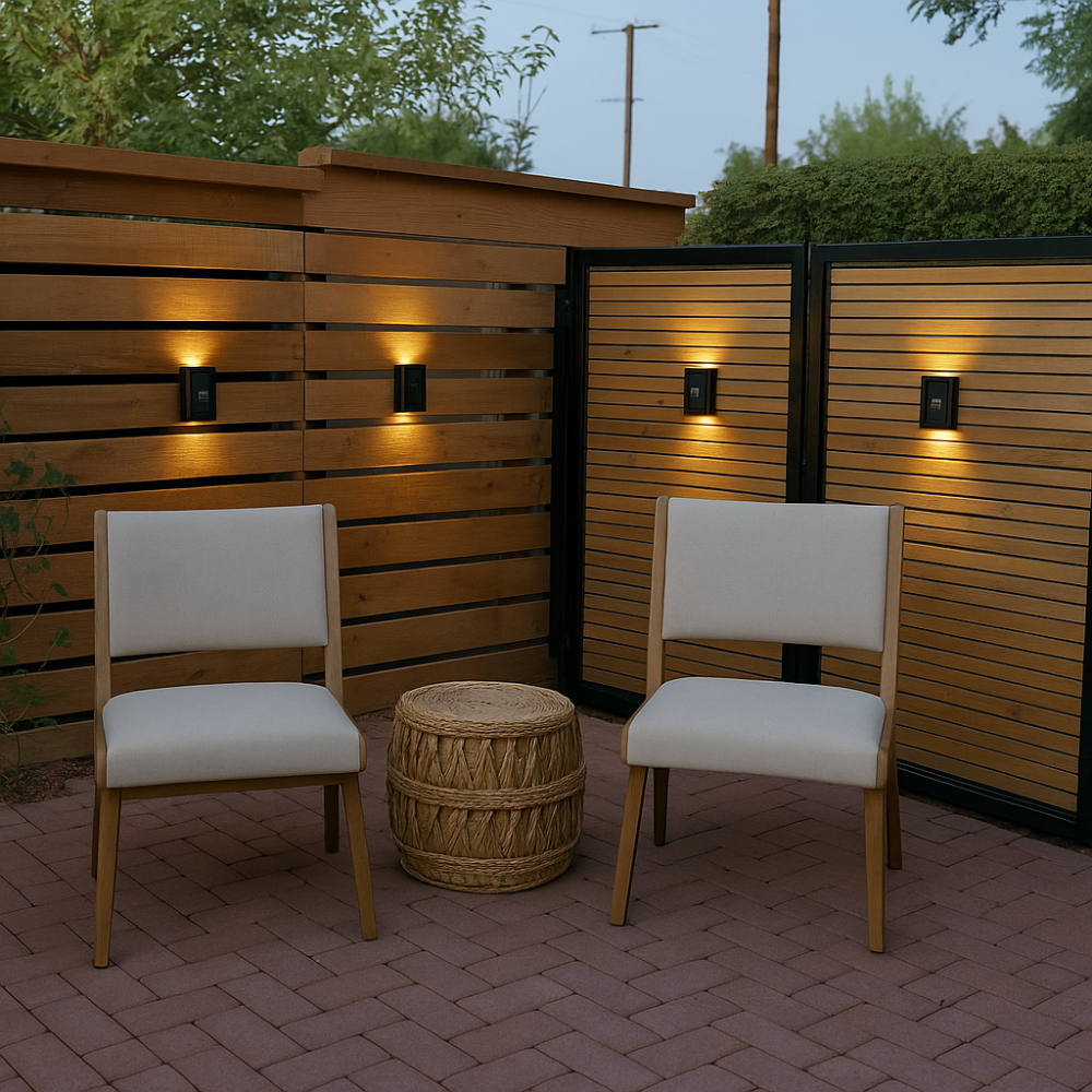 Solar LED Außen-Wandleuchte – Wetterfeste Gartenlampe mit warmweißem Licht
