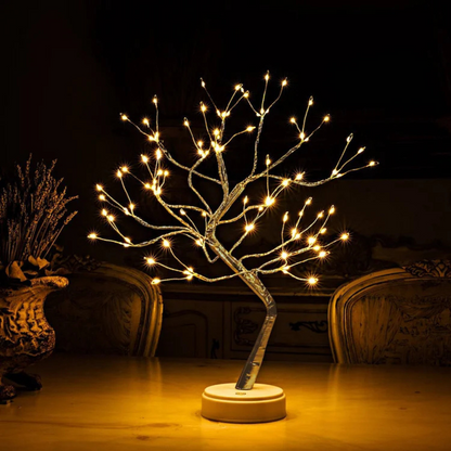 LumaTree | LED Baum Lampe – Warmweißer Lichterbaum Deko | Bonsai LED Licht für Wohnzimmer & Schlafzimmer