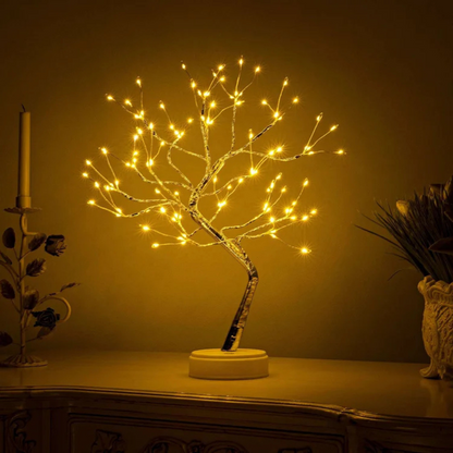 LumaTree | LED Baum Lampe – Warmweißer Lichterbaum Deko | Bonsai LED Licht für Wohnzimmer & Schlafzimmer