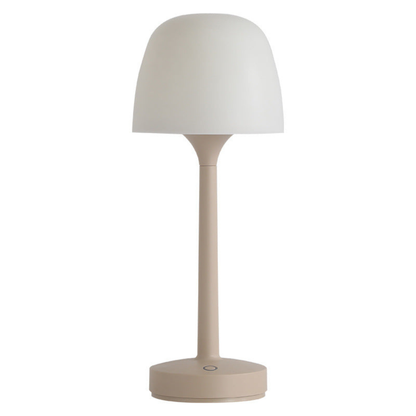 LED Tischlampe – Moderne Nachttischlampe mit Akku & USB, Ambient Lampe für Schlafzimmer & Wohnzimmer
