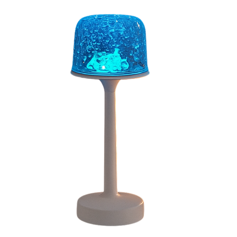 LED Tischlampe – Moderne Nachttischlampe mit Akku & USB, Ambient Lampe für Schlafzimmer & Wohnzimmer