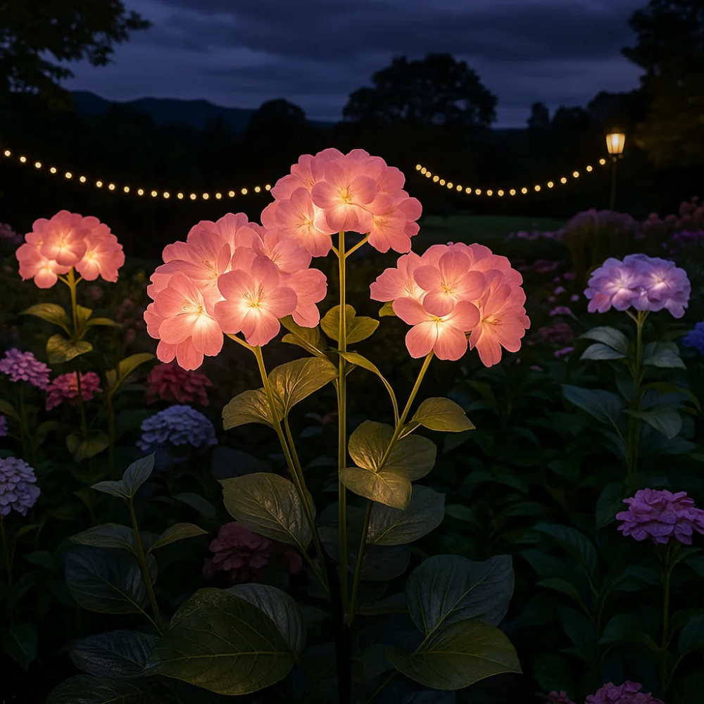 Solar Gartenleuchte LED Blumen – Wasserdichte Deko Solar Außenlampe für Garten & Terrasse – Warmweißes Licht – 4 Farben
