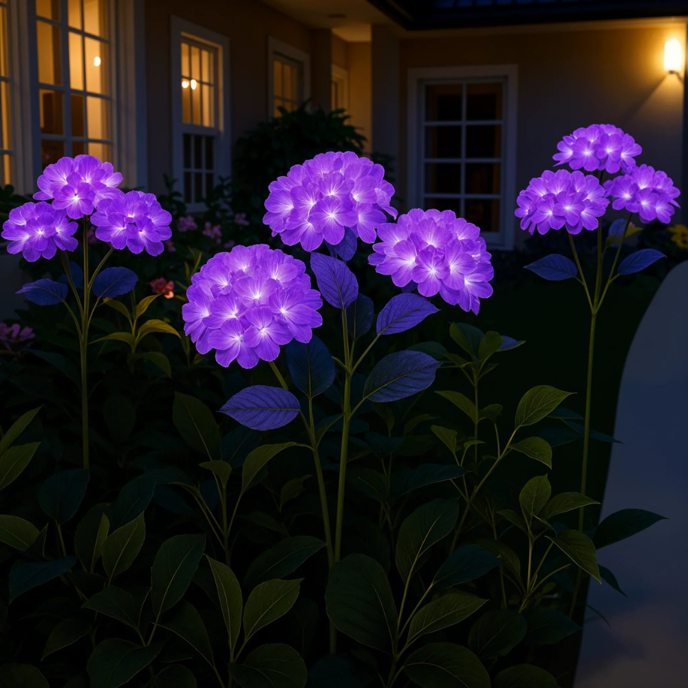 Solar Gartenleuchte LED Blumen – Wasserdichte Deko Solar Außenlampe für Garten & Terrasse – Warmweißes Licht – 4 Farben