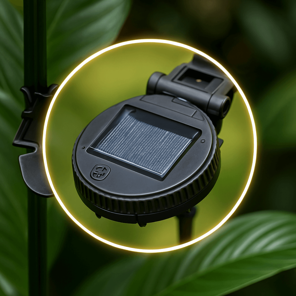 Solar Gartenleuchte LED Blumen – Wasserdichte Deko Solar Außenlampe für Garten & Terrasse – Warmweißes Licht – 4 Farben