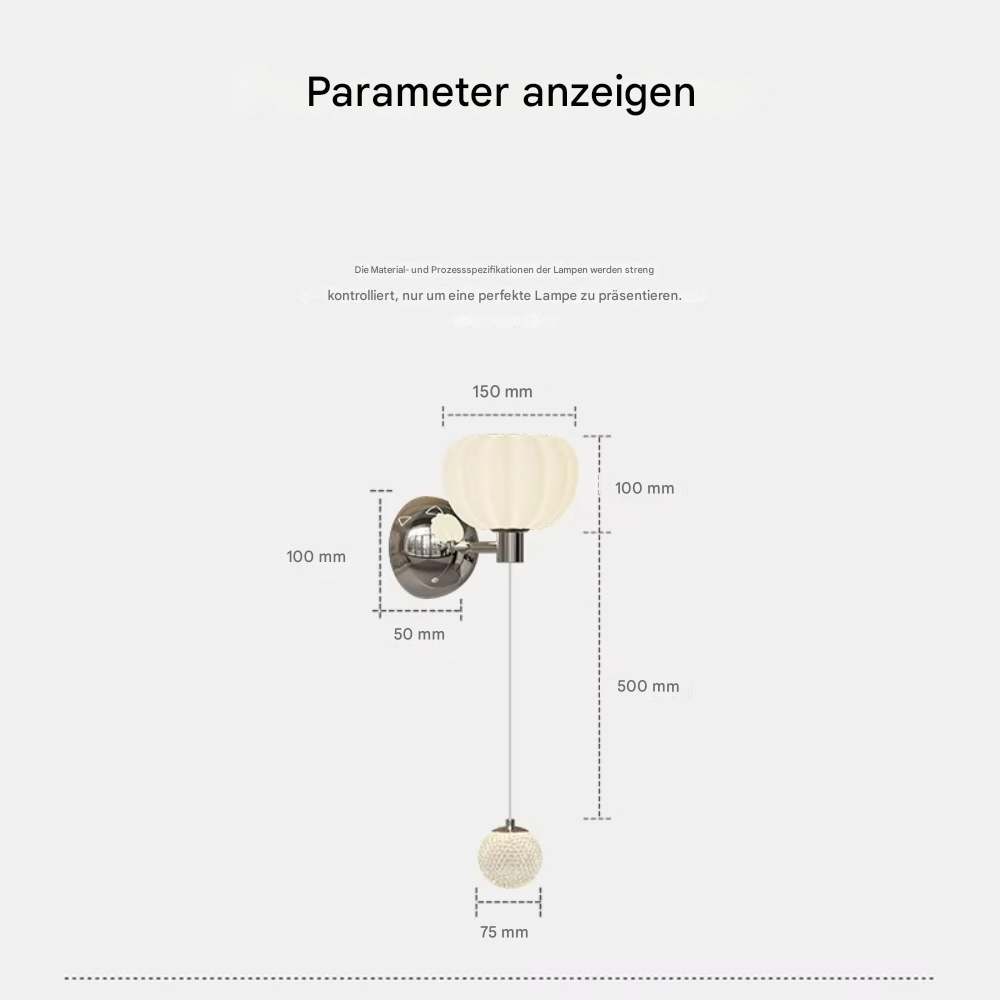 Moderne LED Wandleuchte – Design Wandlampe für Wohnzimmer & Schlafzimmer | Ambientelicht Innenbeleuchtung