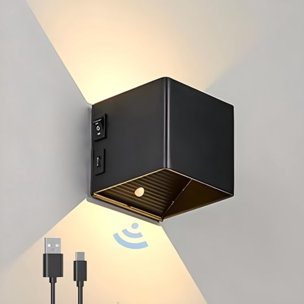 LED Wandleuchte Up & Down – Moderne Außen- & Innenwandleuchte, Warmweiß, Aluminium, Energiesparend