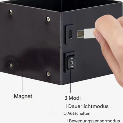 LED Wandleuchte Up & Down – Moderne Außen- & Innenwandleuchte, Warmweiß, Aluminium, Energiesparend