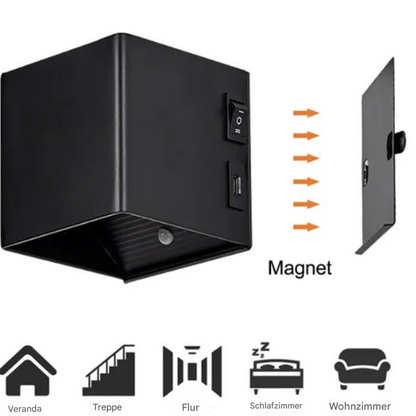 LED Wandleuchte Up & Down – Moderne Außen- & Innenwandleuchte, Warmweiß, Aluminium, Energiesparend