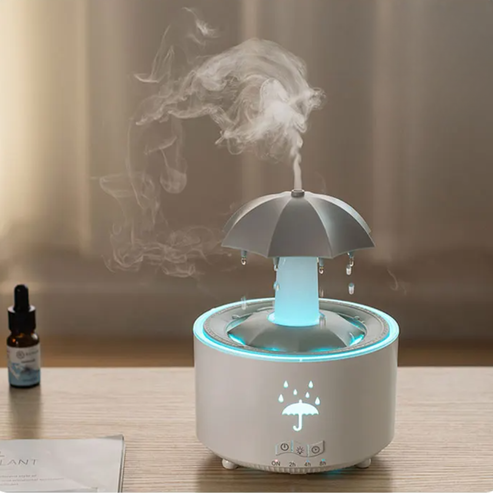 Stil-Ultraschall Aroma Diffuser & Luftbefeuchter mit LED-Farbwechsel, Duftlampe & Raumvernebelung für Zuhause